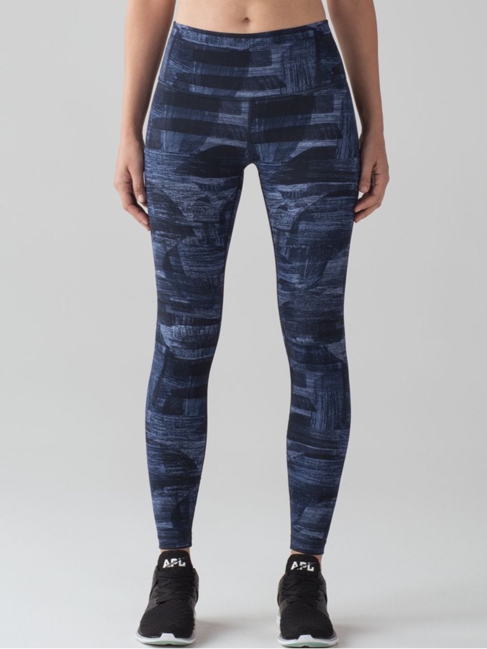Lululemon Wunder Under Hi-Rise Tight 28" Size 6 Luxtreme Navy Multi